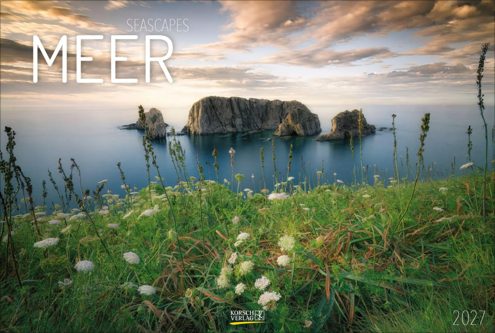 Cover: 9783819300455 | Meer 2027 | Verlag Korsch | Kalender | Spiralbindung | 14 S. | Deutsch