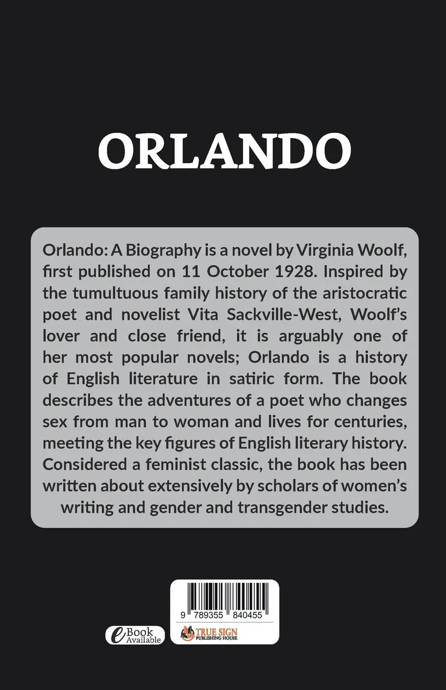 Rückseite: 9789355840455 | Orlando | Virginia Woolf | Taschenbuch | Kartoniert / Broschiert