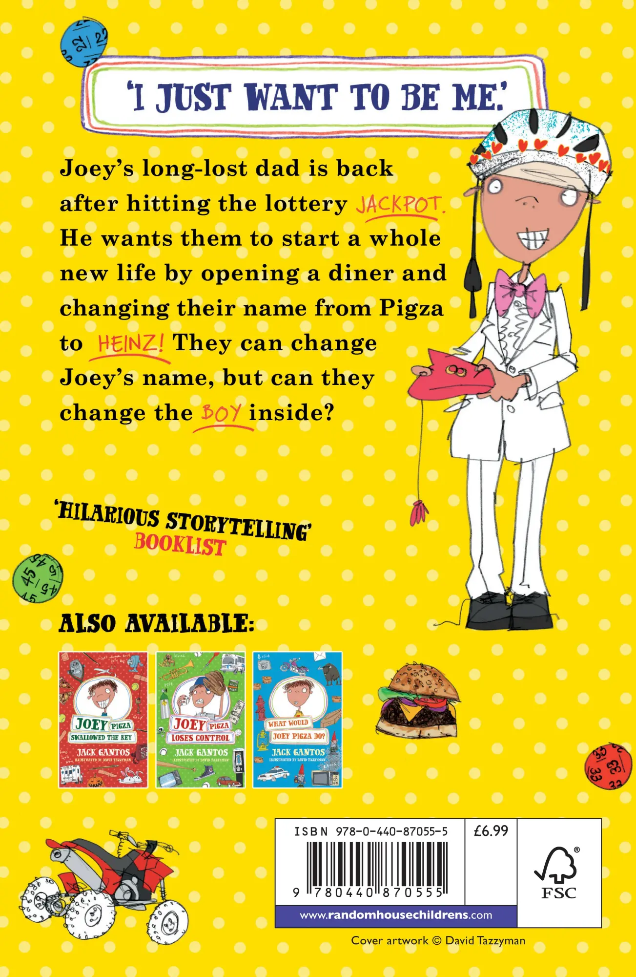 Rückseite: 9780440870555 | I Am Not Joey Pigza | Jack Gantos | Taschenbuch | Englisch | 2014