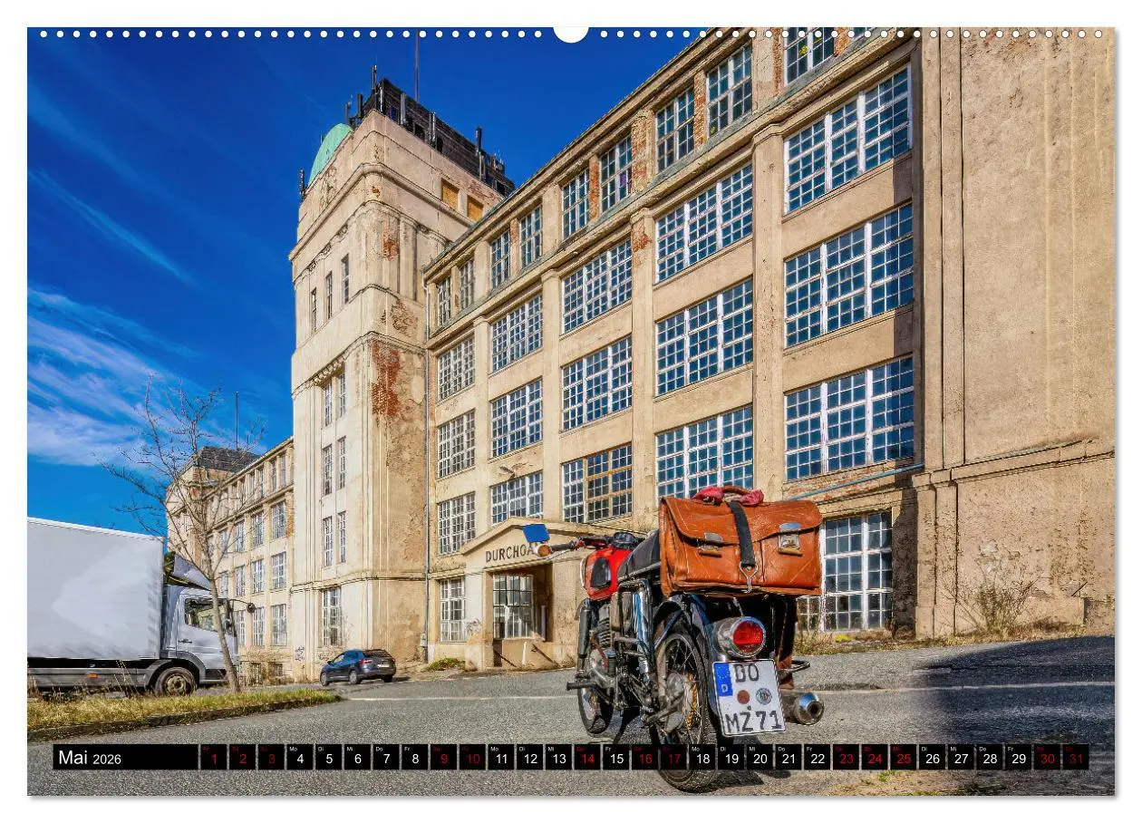Bild: 9783457330555 | Meine MZ ES 250/2 unterwegs in Chemnitz (Wandkalender 2026 DIN A2...
