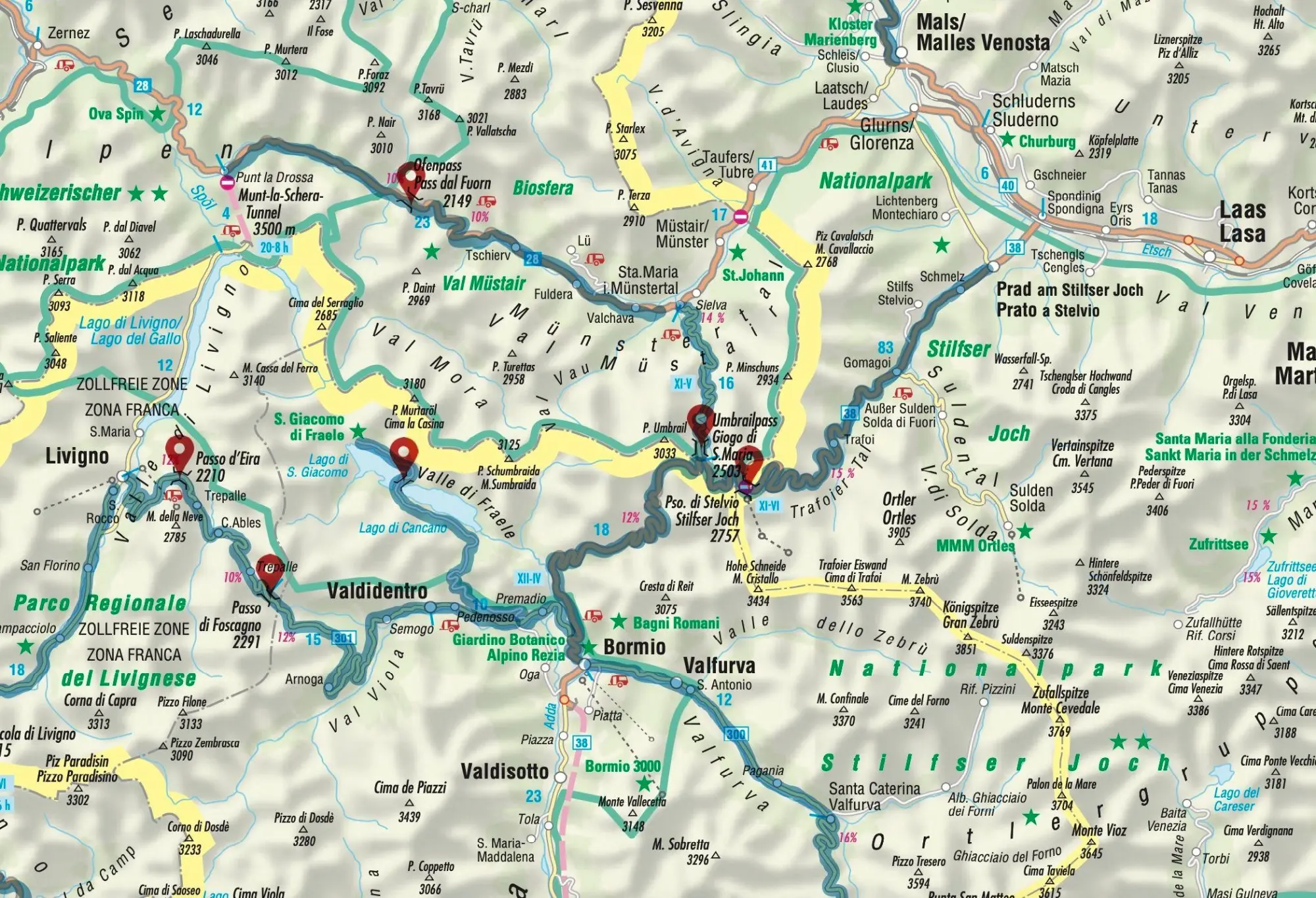 Bild: 9783965990555 | FolyMaps-Set Alpenpässe SPEZIAL | (Land-)Karte | SET | Deutsch | 2025