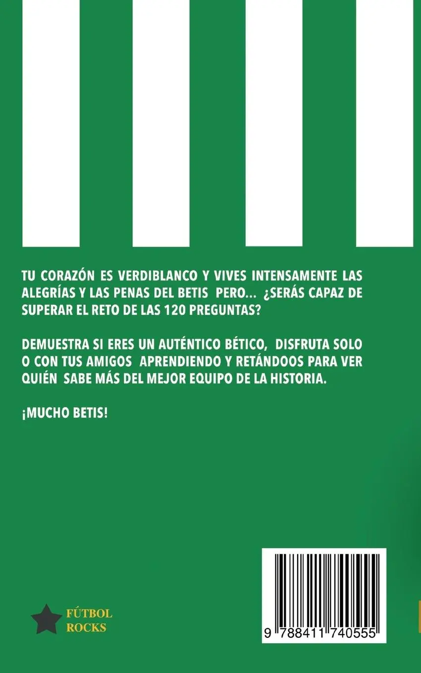 Rückseite: 9788411740555 | ¿Cuánto sabes del Betis? | Fútbol Rocks | Taschenbuch | Spanisch