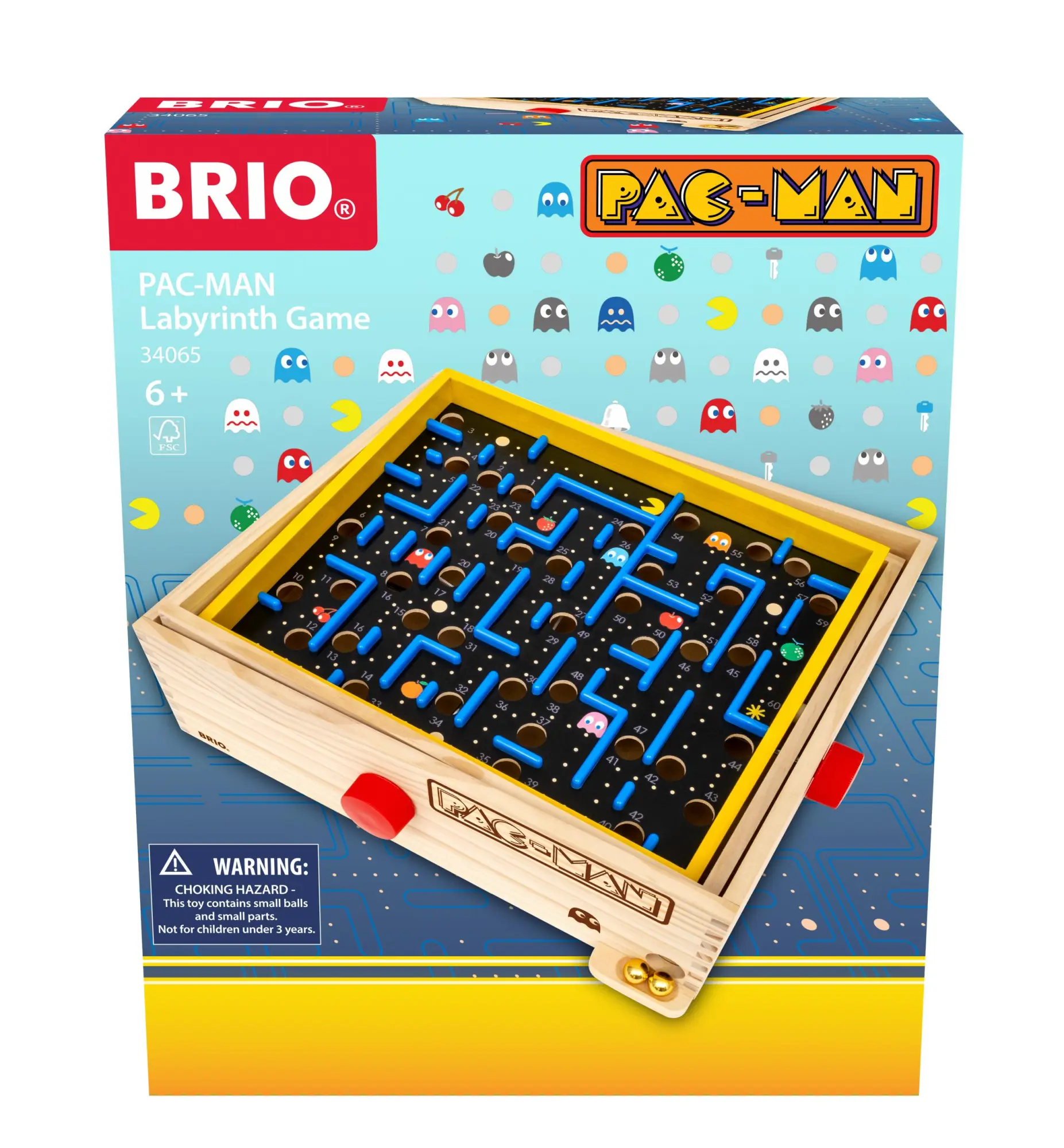 Cover: 7312350340655 | BRIO Games - Pac-Man PAC-MAN Labyrinth | Spiel | 63406500 | Englisch