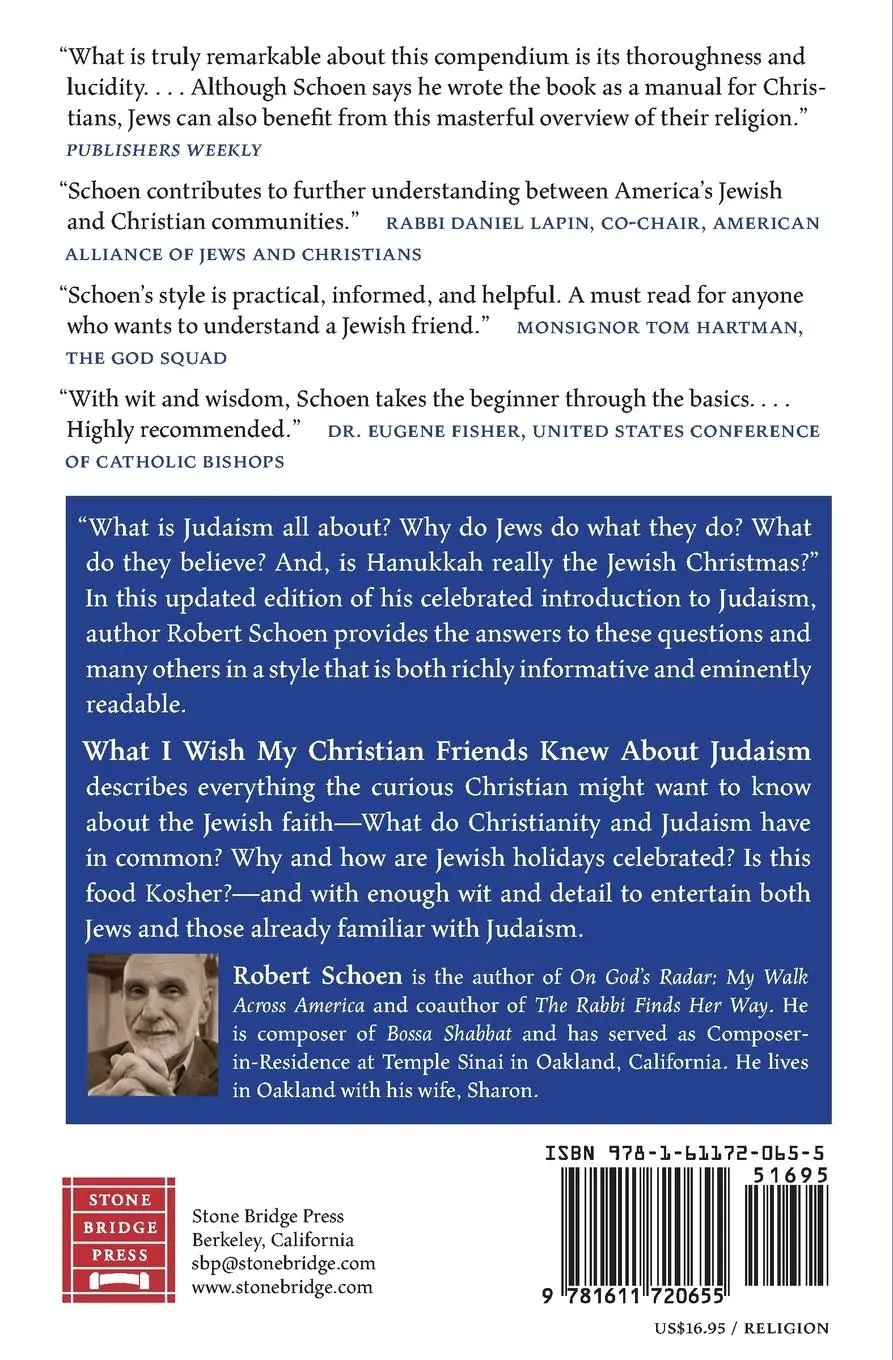 Rückseite: 9781611720655 | What I Wish My Christian Friends Knew about Judaism | Robert Schoen