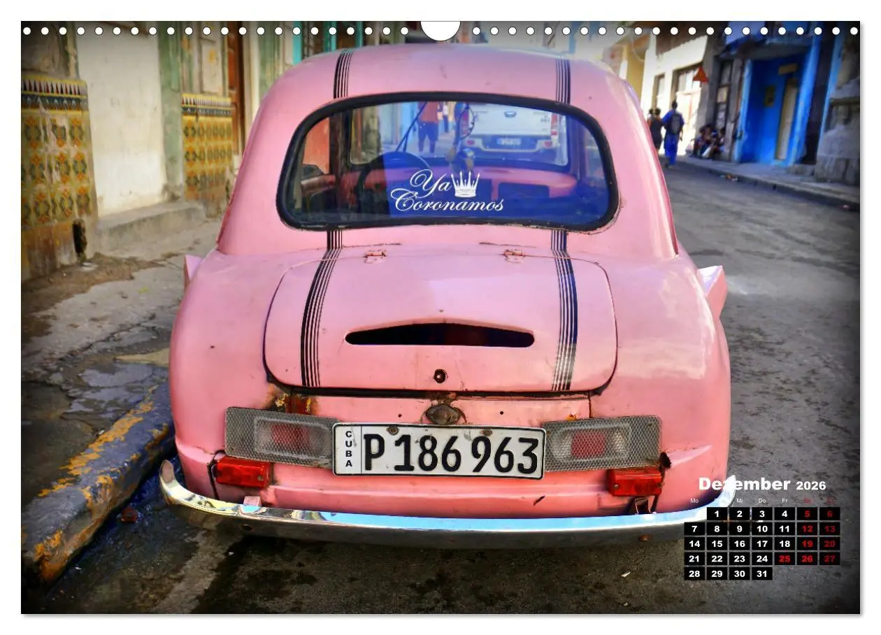 Bild: 9783457560655 | Auto-Zwerge - Europäische Kleinstwagen auf Kuba (Wandkalender 2026...