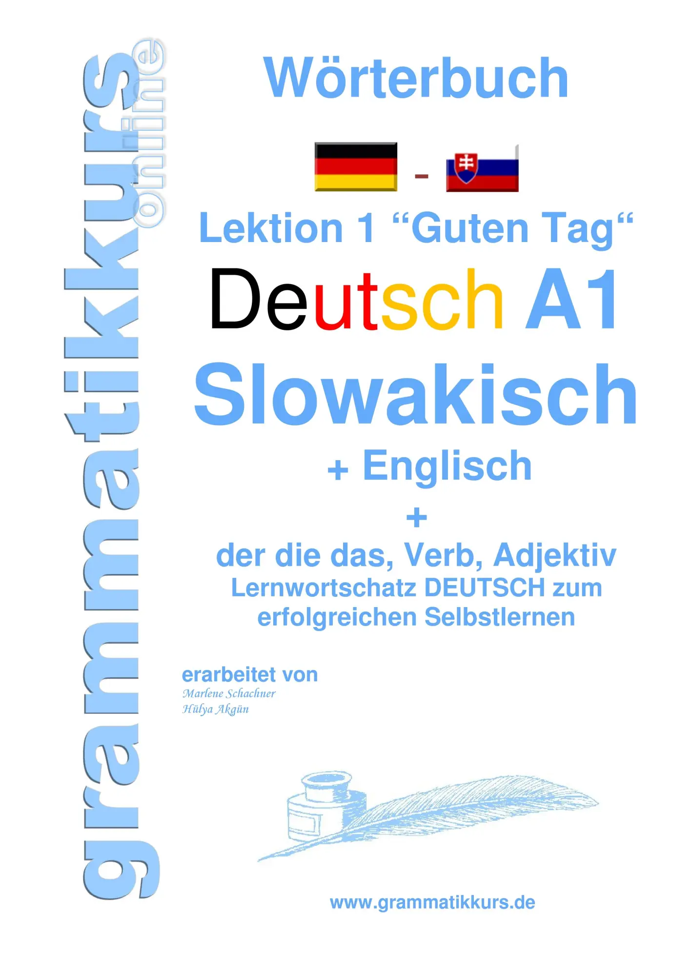 Cover: 9783738650655 | Wörterbuch Deutsch - Slowakisch - Englisch Niveau A1 | Taschenbuch