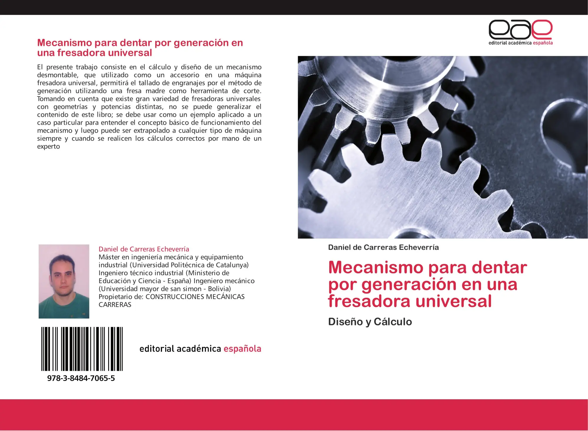 Cover: 9783848470655 | Mecanismo para dentar por generación en una fresadora universal | Buch