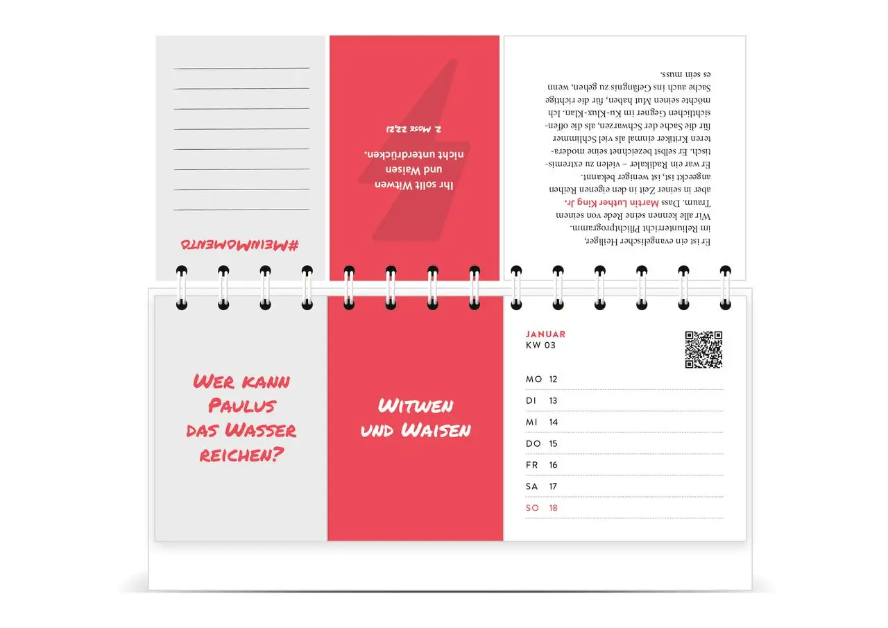 Bild: 9783965360655 | #meinMomento 2026 | Anna Böck (u. a.) | Kalender | 156 S. | Deutsch