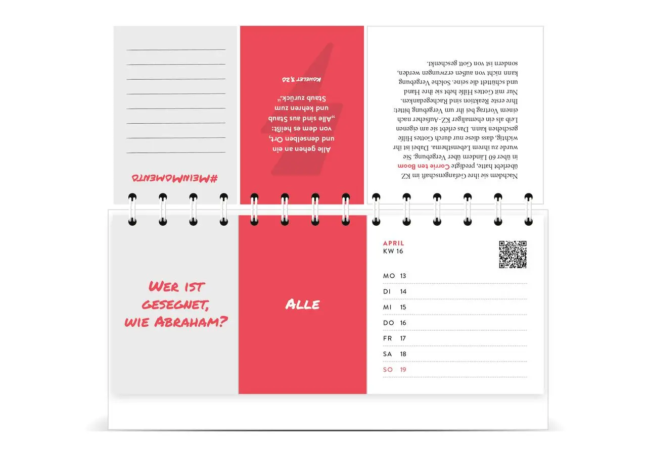 Bild: 9783965360655 | #meinMomento 2026 | Anna Böck (u. a.) | Kalender | 156 S. | Deutsch