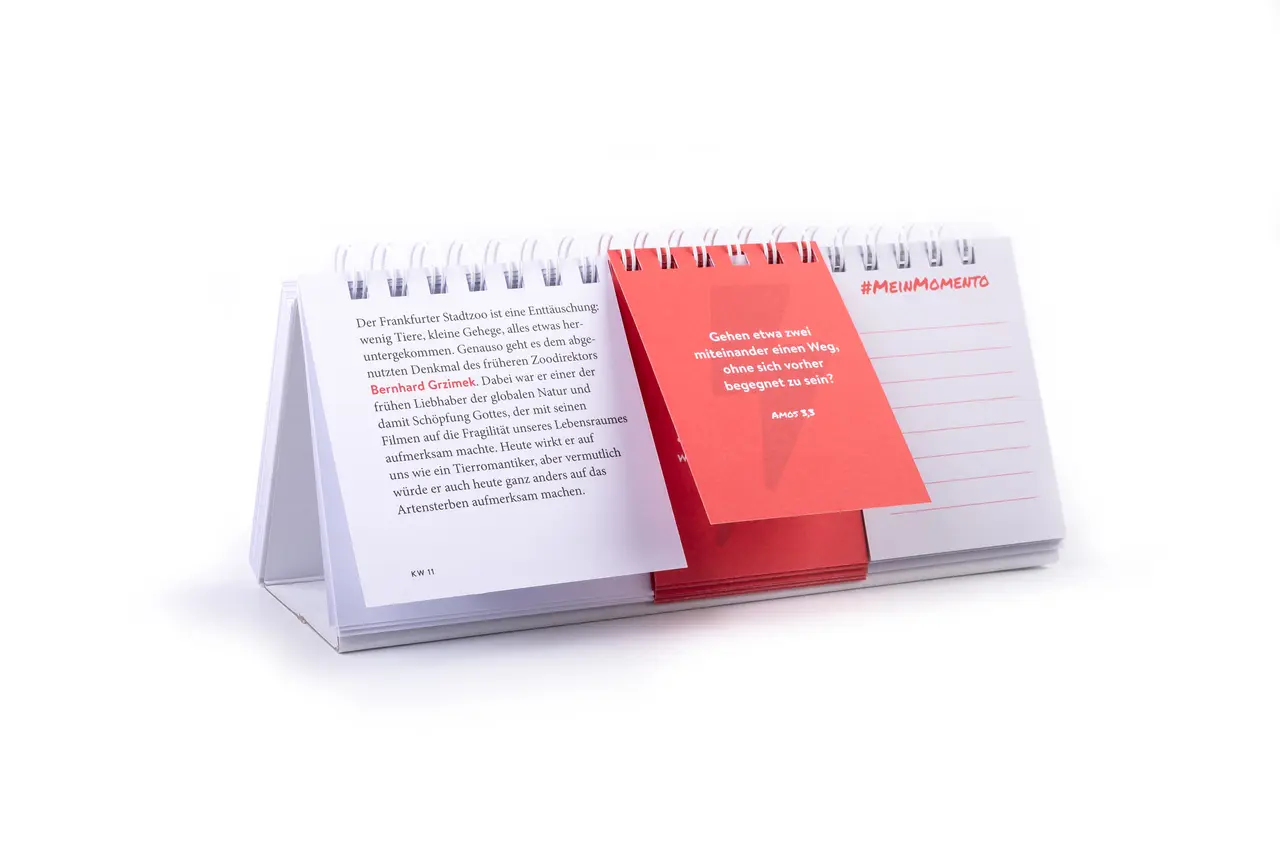 Bild: 9783965360655 | #meinMomento 2026 | Anna Böck (u. a.) | Kalender | Spiralbindung