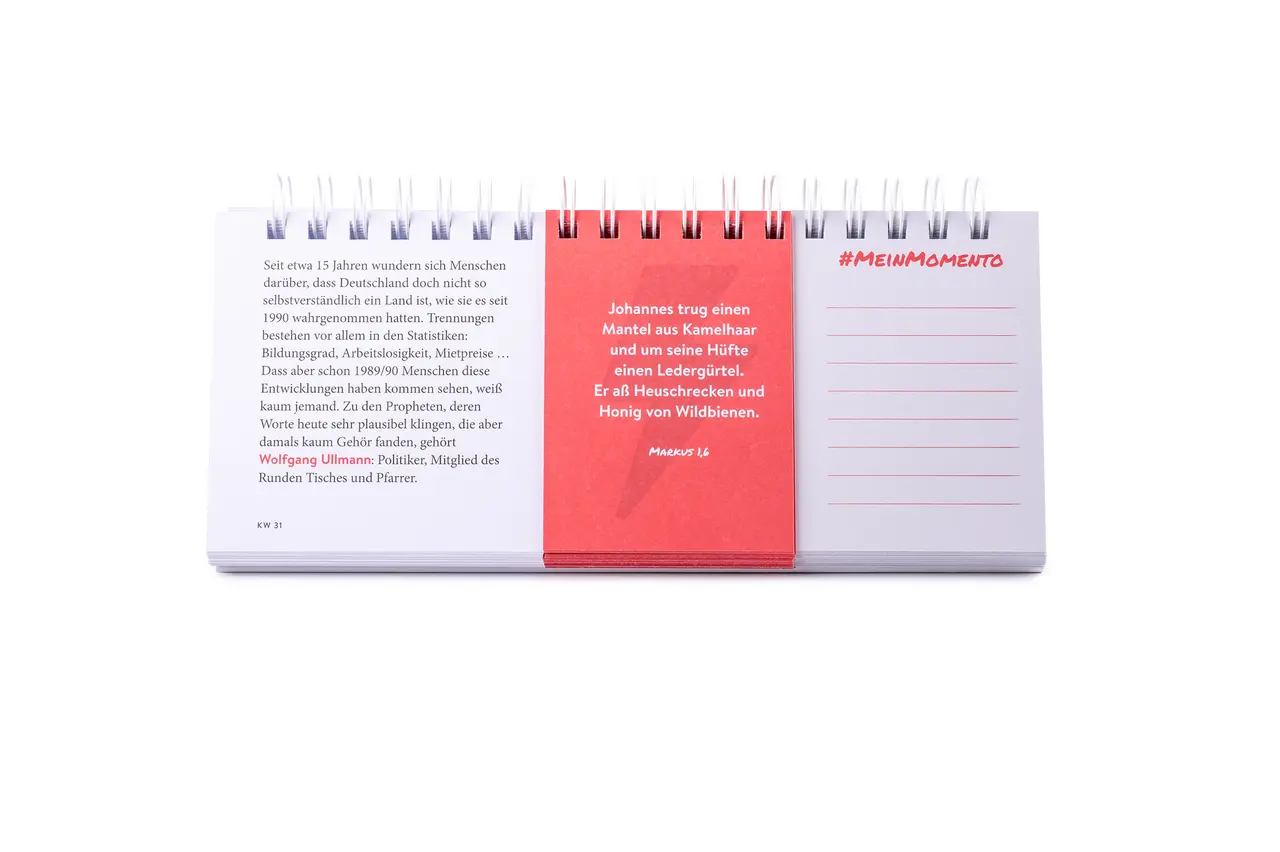 Bild: 9783965360655 | #meinMomento 2026 | Anna Böck (u. a.) | Kalender | Spiralbindung