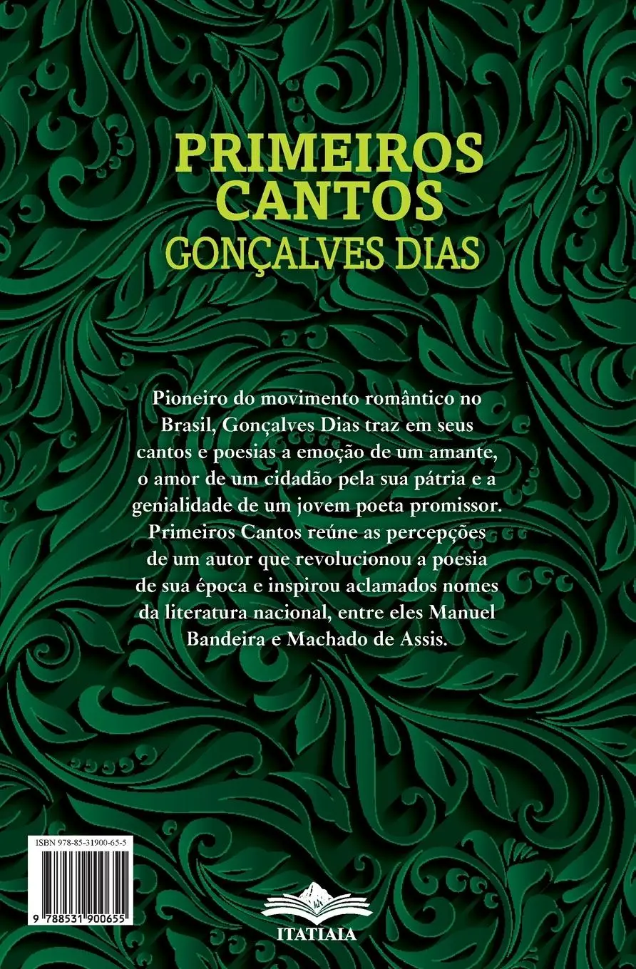 Rückseite: 9788531900655 | Primeiros Cantos | Gonçalves Dias | Taschenbuch | Portugiesisch | 2023