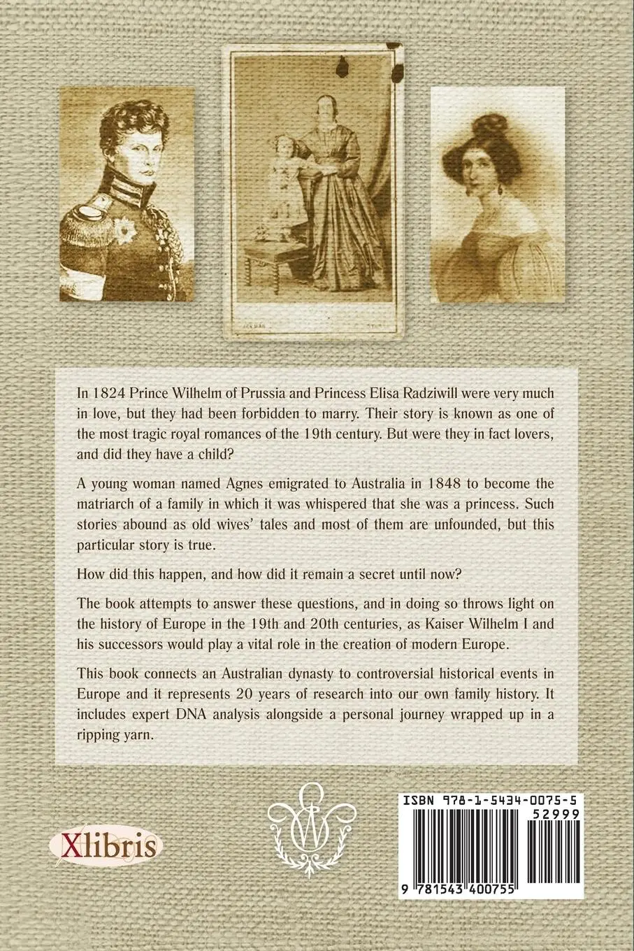 Rückseite: 9781543400755 | Agnes the Secret Princess | An Australian Story | Dettmann (u. a.)