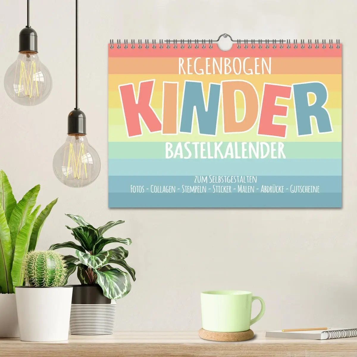 Bild: 9783457790755 | Regenbogen Kinder Bastelkalender - Zum Selbstgestalten - DIY...