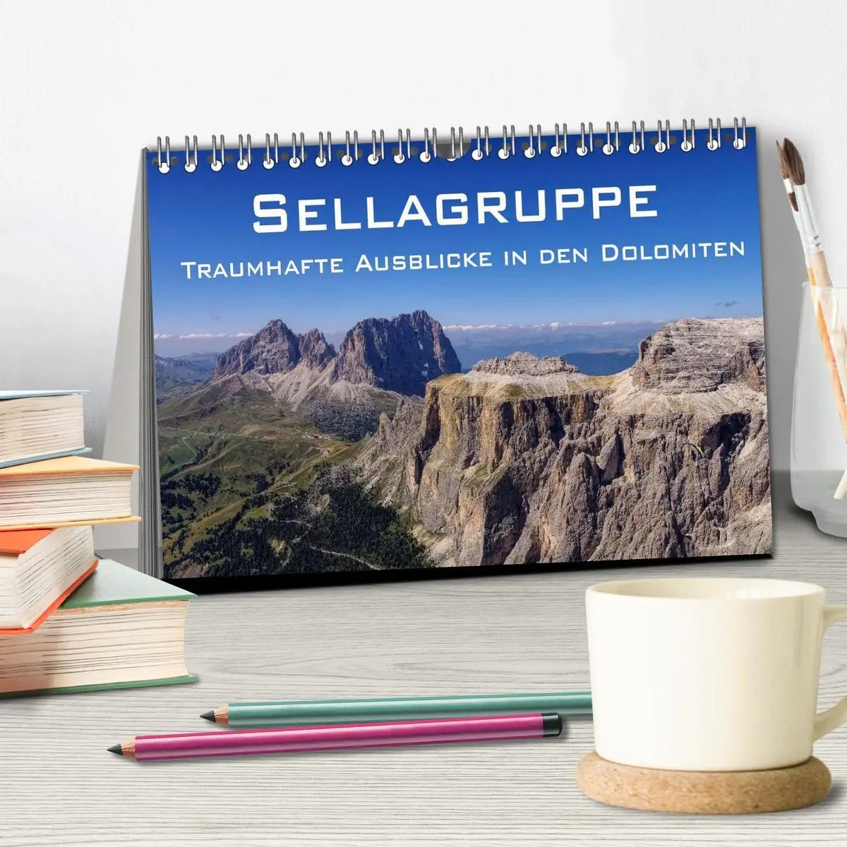 Bild: 9783516020755 | Sellagruppe - Traumhafte Ausblicke in den Dolomiten (Tischkalender...