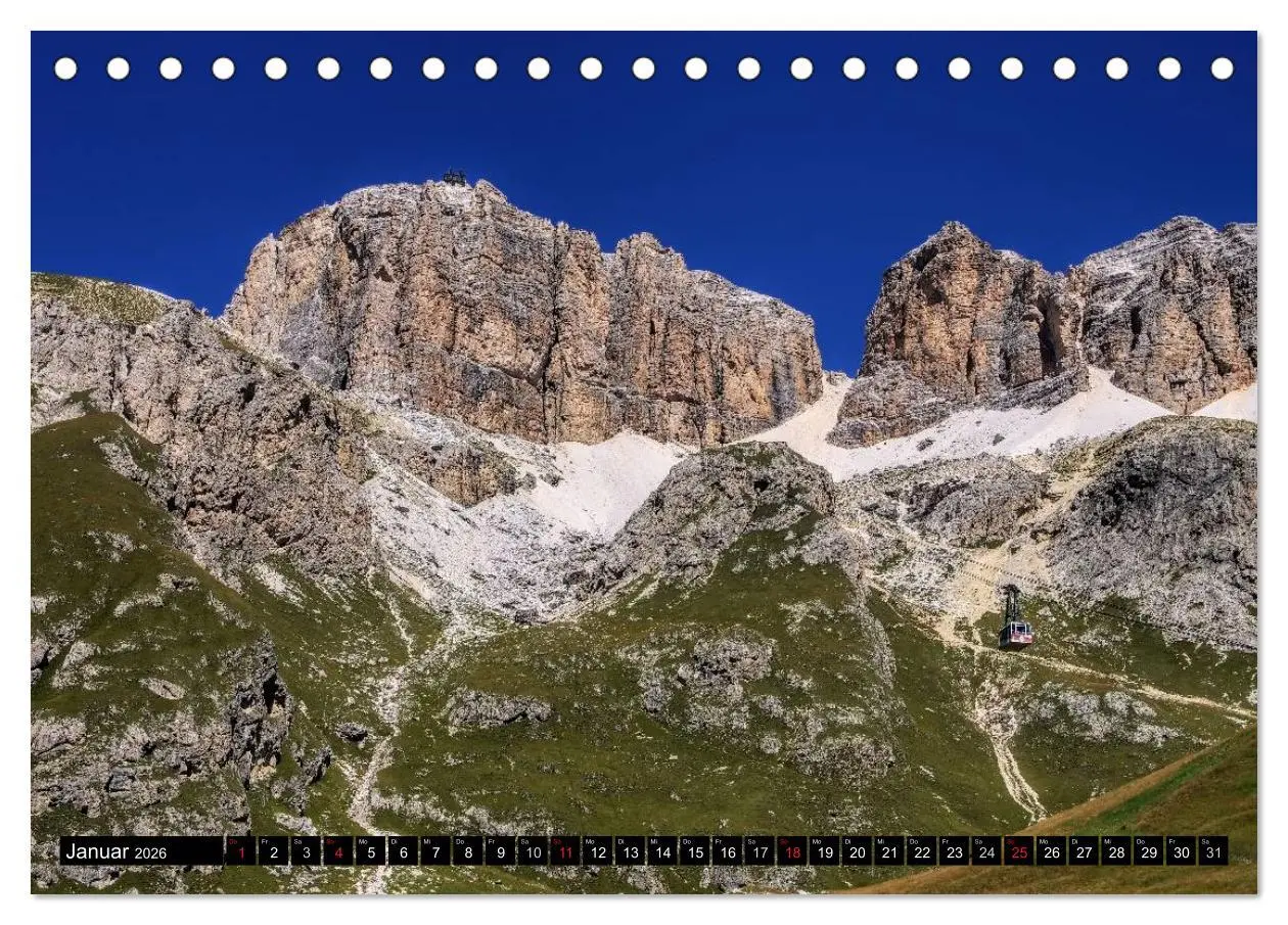 Bild: 9783516020755 | Sellagruppe - Traumhafte Ausblicke in den Dolomiten (Tischkalender...