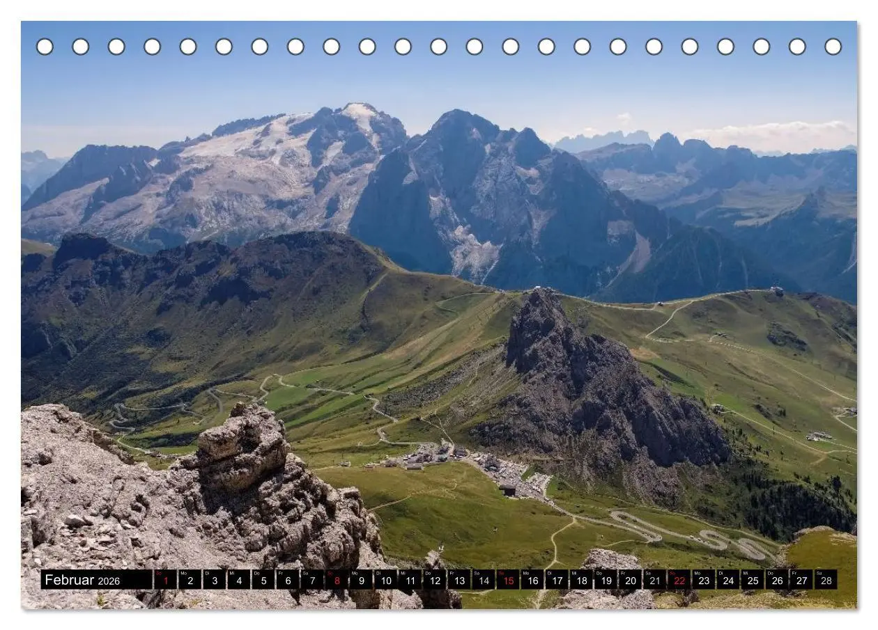 Bild: 9783516020755 | Sellagruppe - Traumhafte Ausblicke in den Dolomiten (Tischkalender...