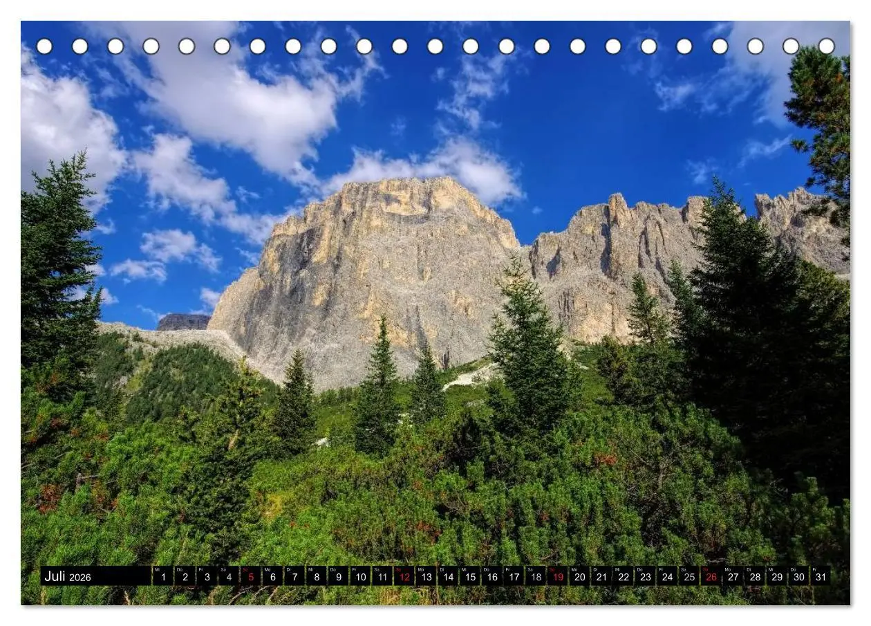 Bild: 9783516020755 | Sellagruppe - Traumhafte Ausblicke in den Dolomiten (Tischkalender...
