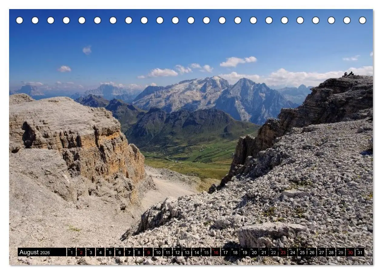 Bild: 9783516020755 | Sellagruppe - Traumhafte Ausblicke in den Dolomiten (Tischkalender...