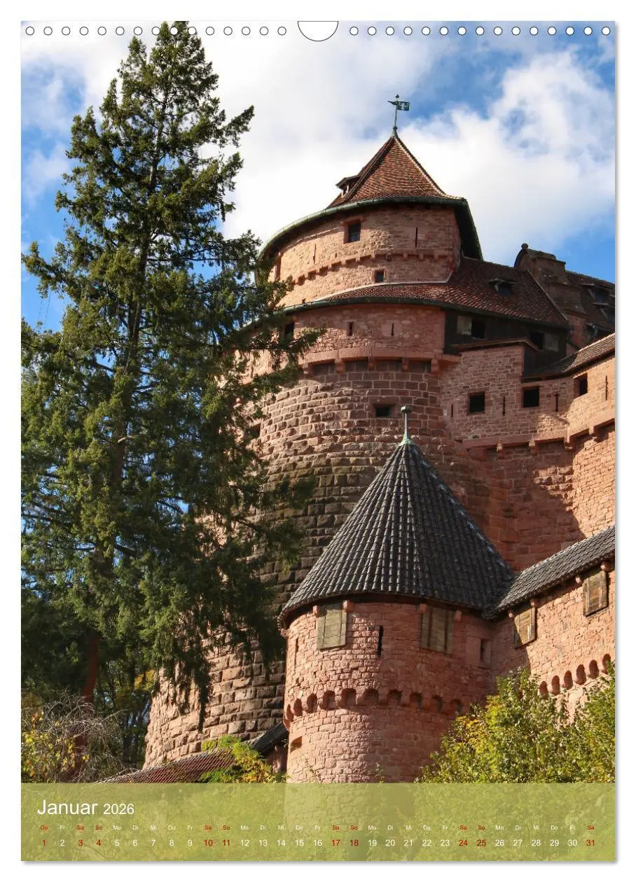 Bild: 9783516330755 | Reise durchs Elsass (Wandkalender 2026 DIN A3 hoch), CALVENDO...