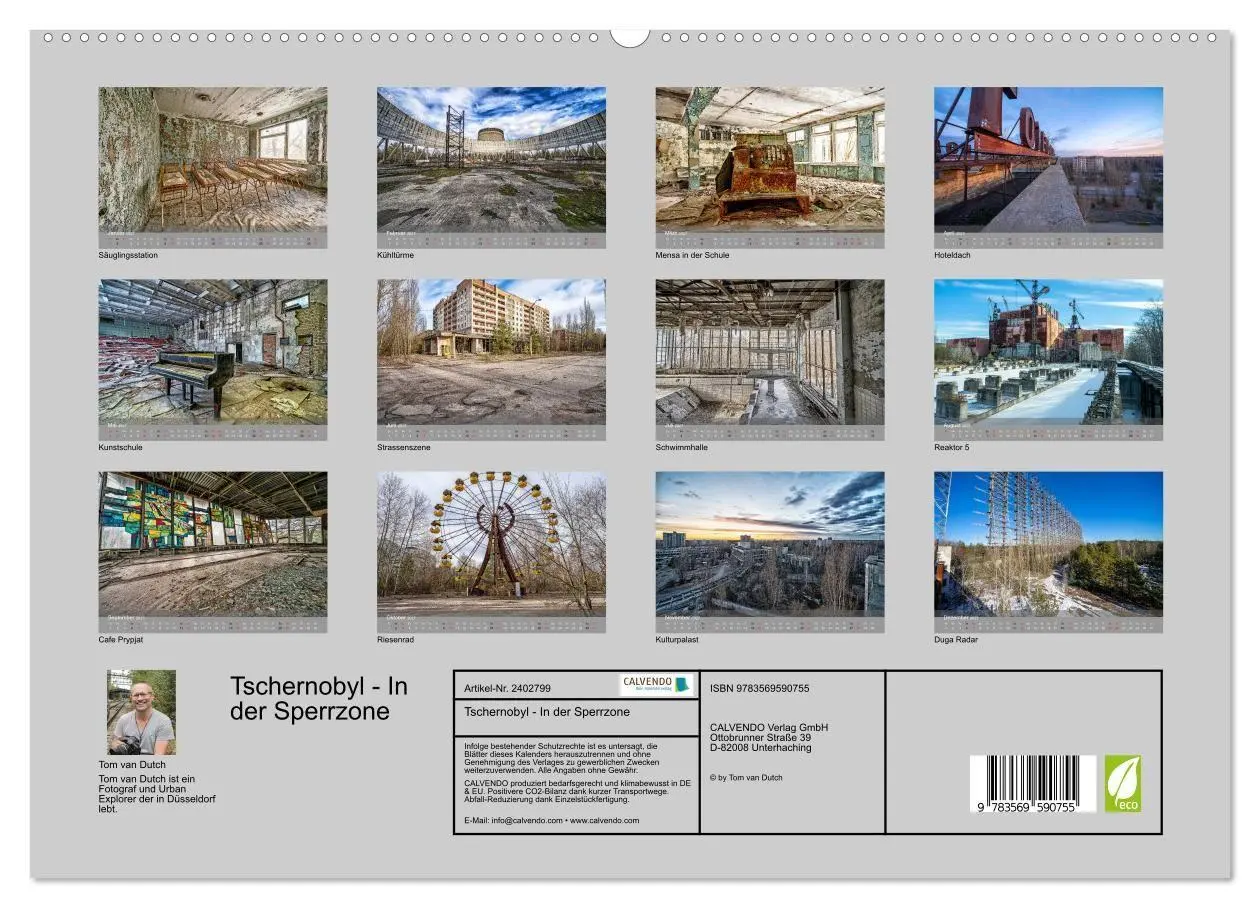 Bild: 9783569590755 | Tschernobyl - In der Sperrzone (hochwertiger Premium Wandkalender...