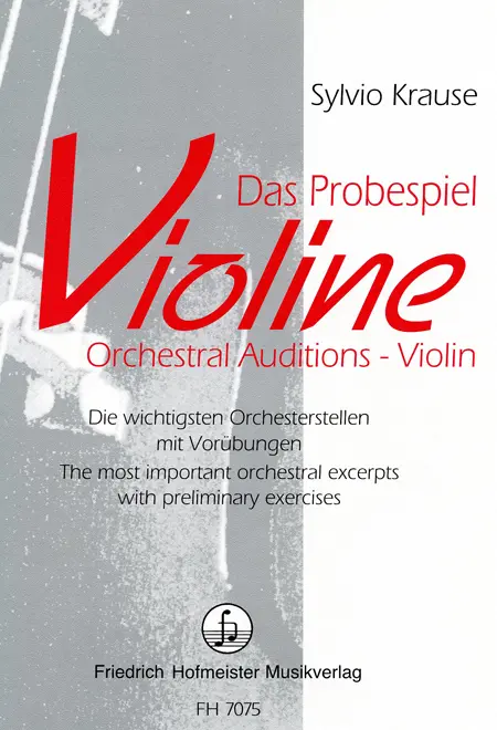 Cover: 9790203470755 | Das Probespiel - Violine (dt./ engl.) | Sylvio Krause | Buch