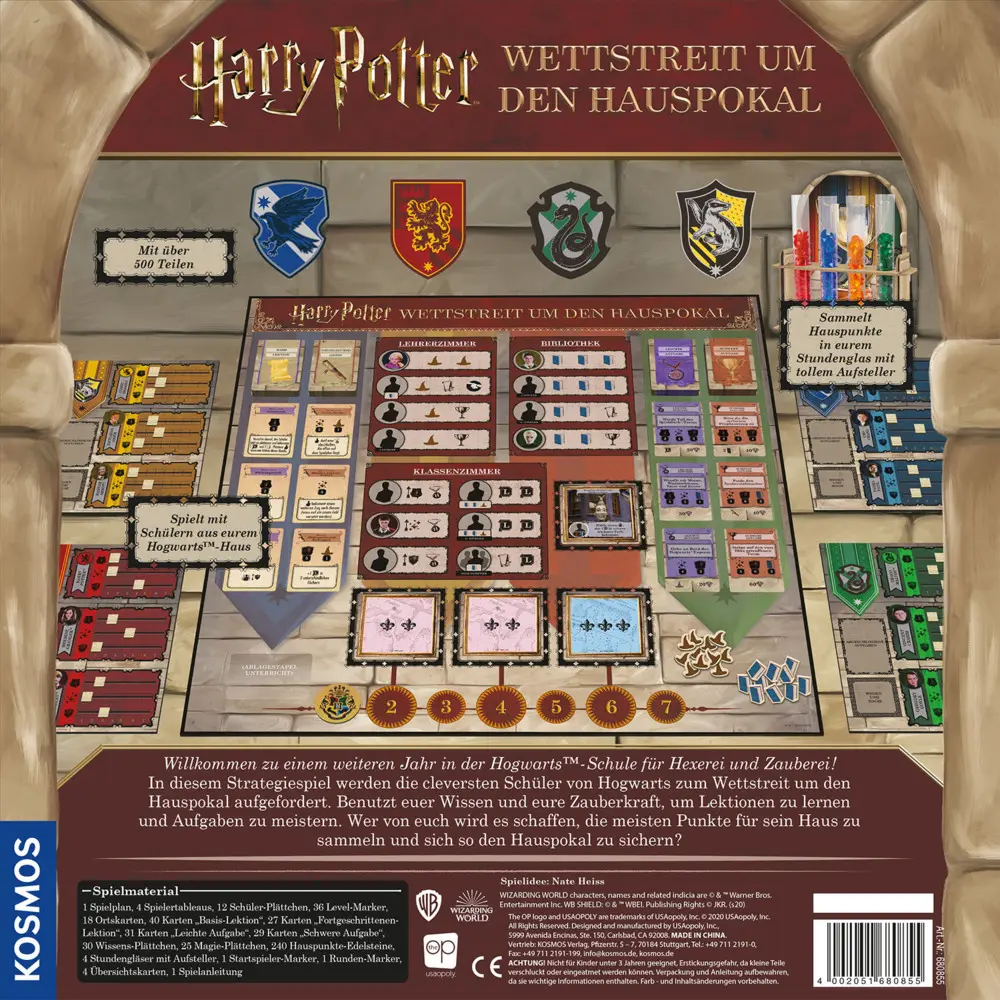 Bild: 4002051680855 | Harry Potter: Wettstreit um den Hauspokal | Spiel | 680855 | Deutsch
