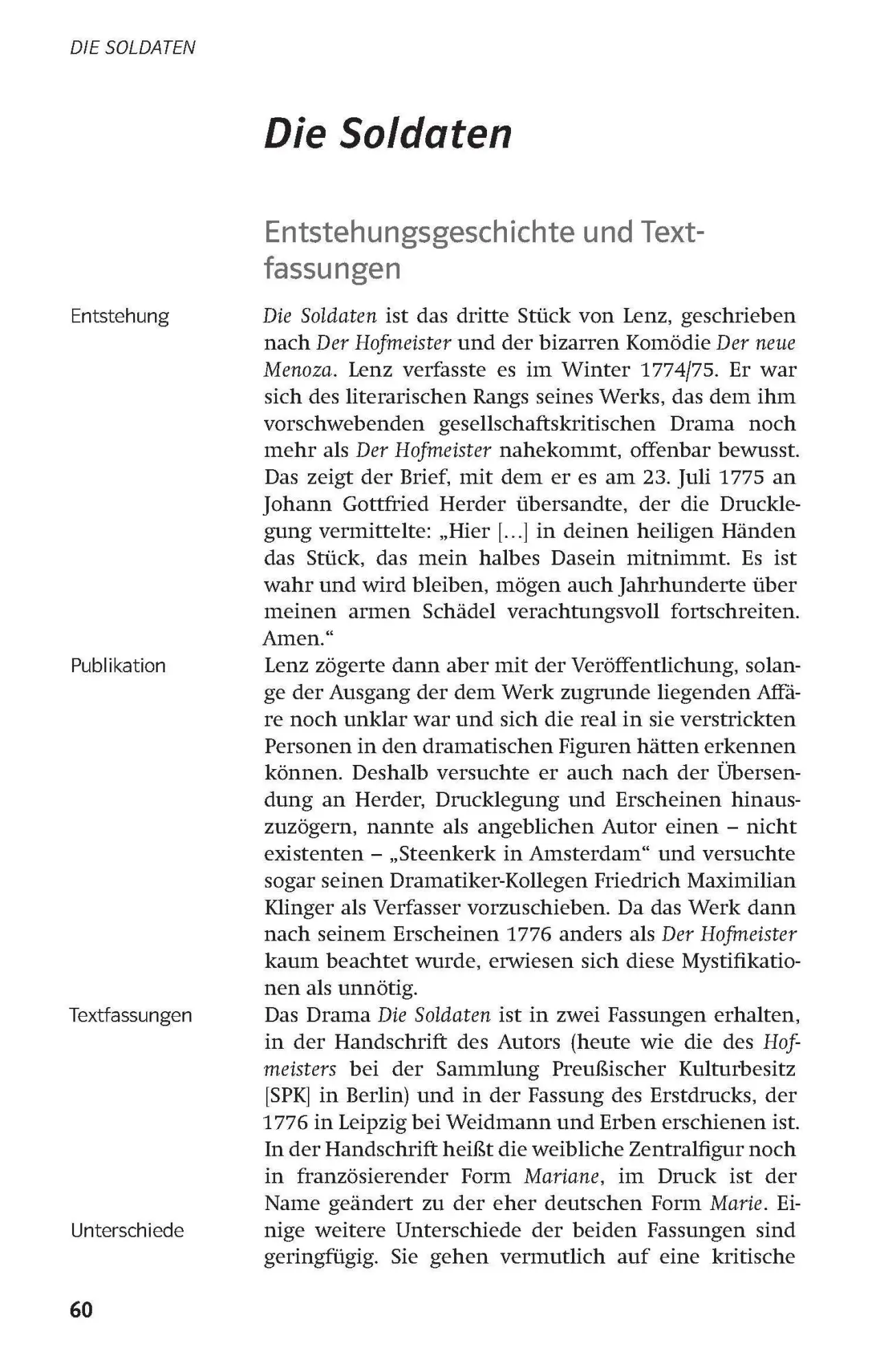 Bild: 9783129230855 | Lektürehilfen J.M.R. Lenz "Der Hofmeister / Die Soldaten" | Udo Müller