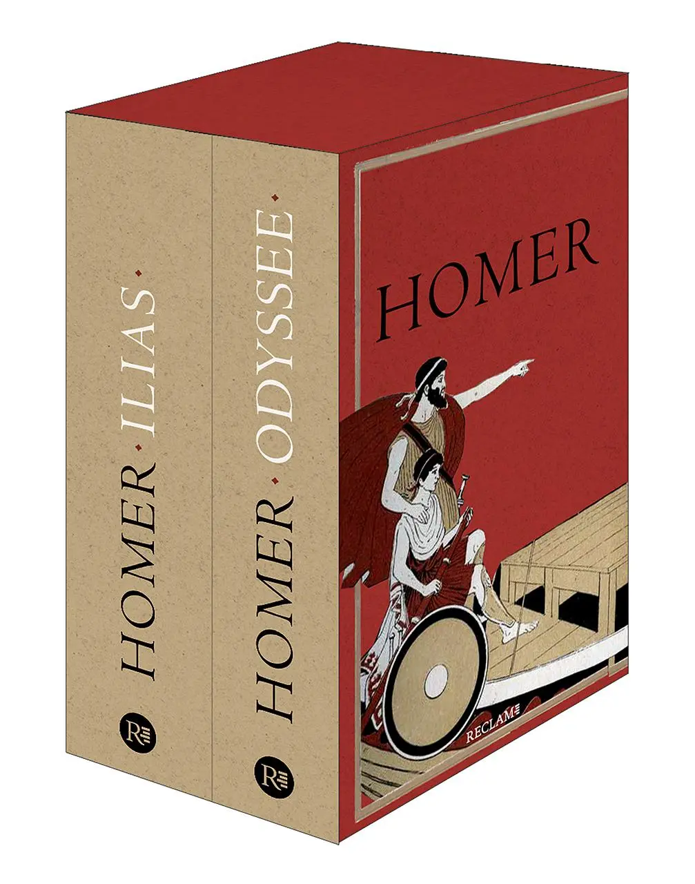 Cover: 9783150300855 | Ilias · Odyssee | Zwei Bände im Schuber | Homer | Buch | Schuber