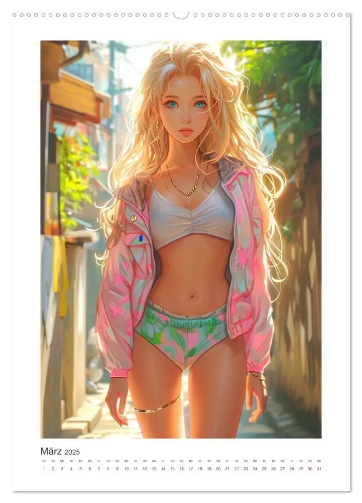 Bild: 9783383810855 | Manga-Girls. Coole Comics mit Ausstrahlungskraft (Wandkalender 2025...