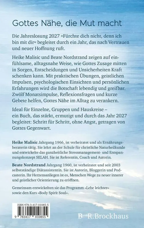 Bild: 9783417010855 | Fürchte dich nicht, denn ich bin mit dir | Beate Nordstrand (u. a.)