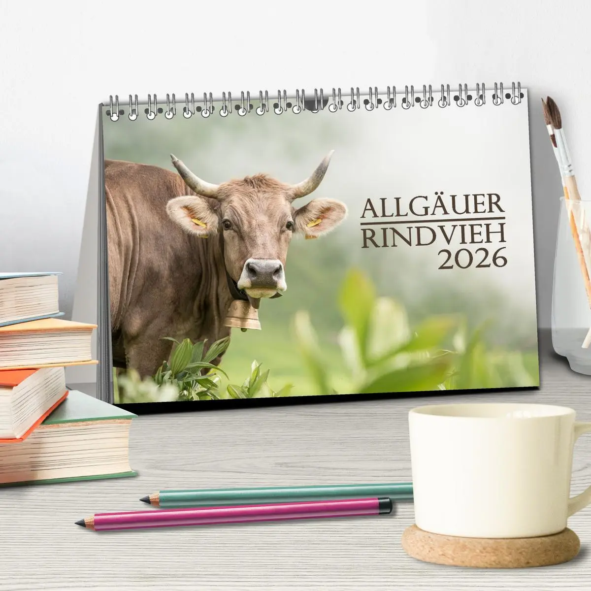 Bild: 9783457300855 | Allgäuer Rindvieh 2026 (Tischkalender 2026 DIN A5 quer), CALVENDO...