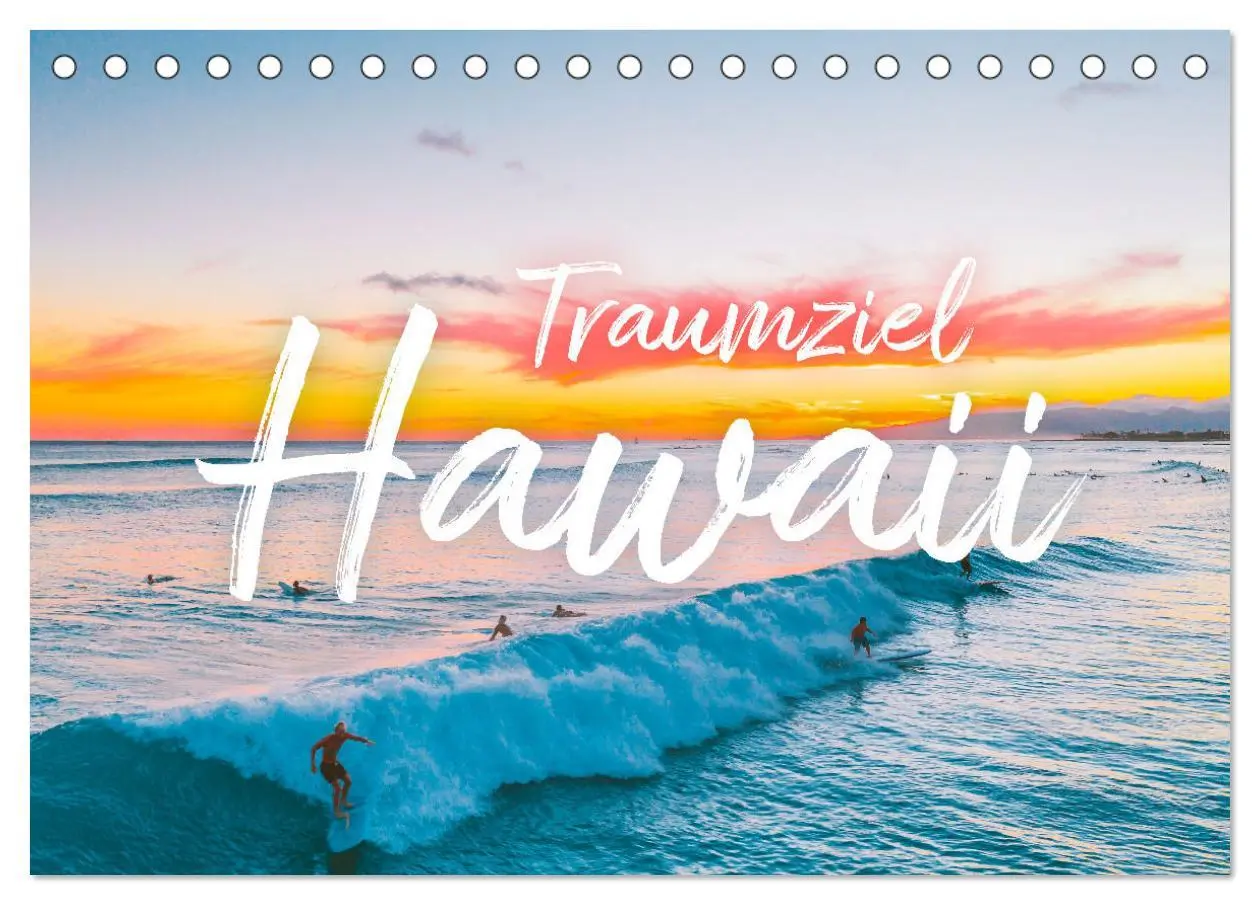 Cover: 9783457540855 | Hawaii Traumziel (Tischkalender 2026 DIN A5 quer), CALVENDO...