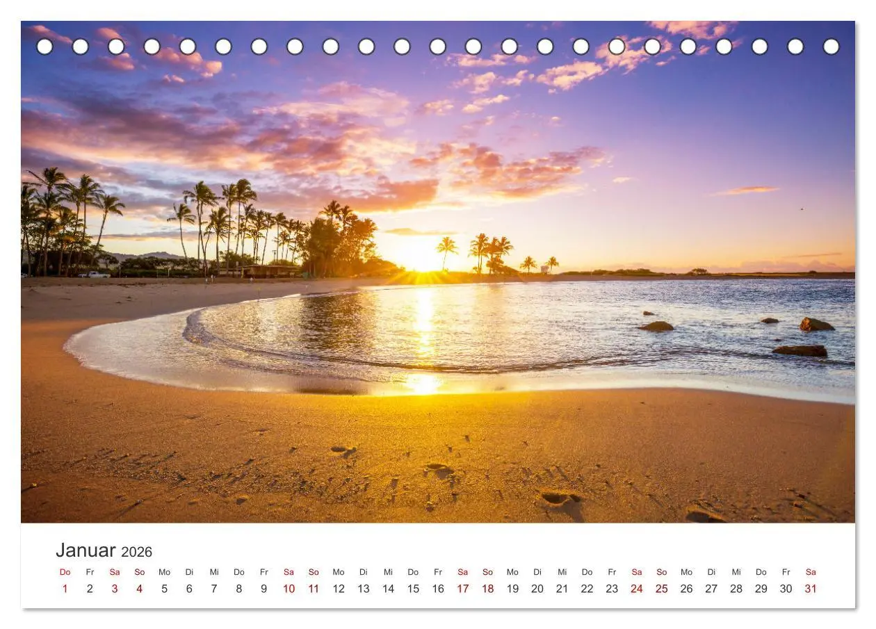 Bild: 9783457540855 | Hawaii Traumziel (Tischkalender 2026 DIN A5 quer), CALVENDO...