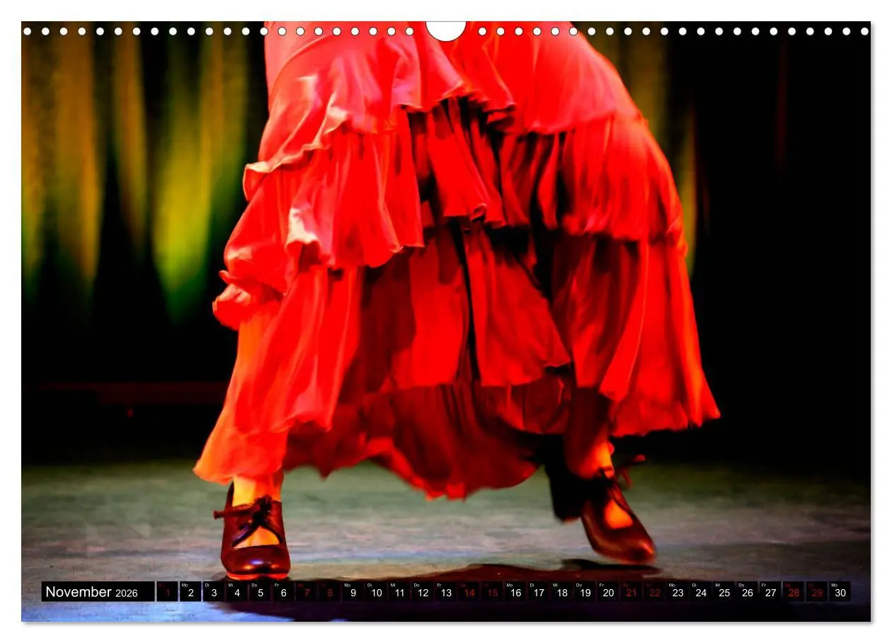 Bild: 9783457850855 | Flamenco. Spanischer Tanz (Wandkalender 2026 DIN A3 quer), CALVENDO...