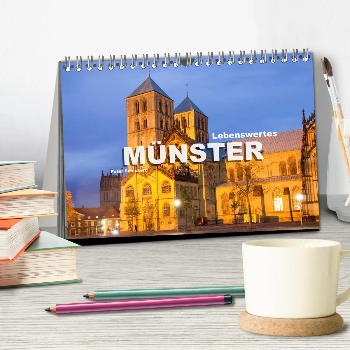Bild: 9783457920855 | Lebenswertes Münster (Tischkalender 2026 DIN A5 quer), CALVENDO...