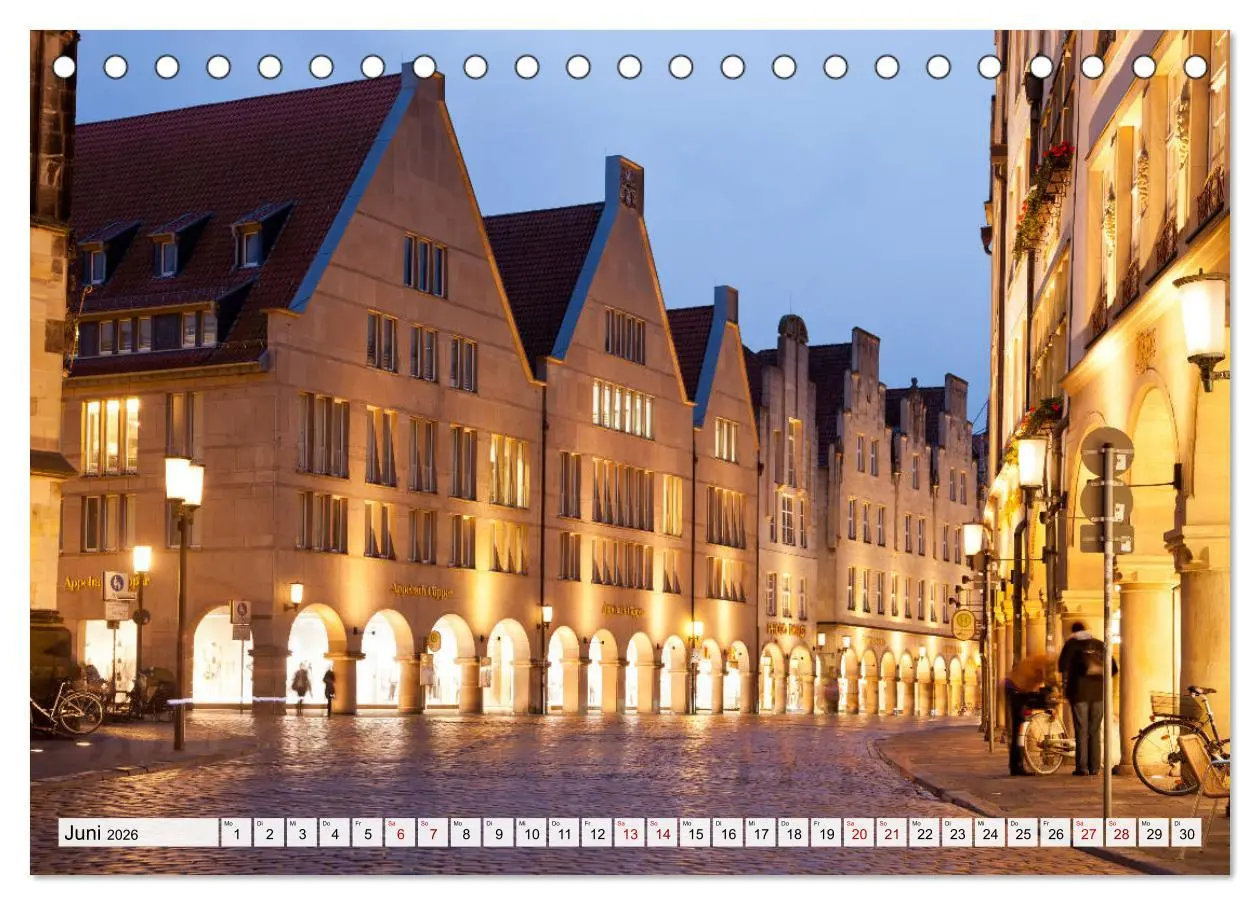 Bild: 9783457920855 | Lebenswertes Münster (Tischkalender 2026 DIN A5 quer), CALVENDO...