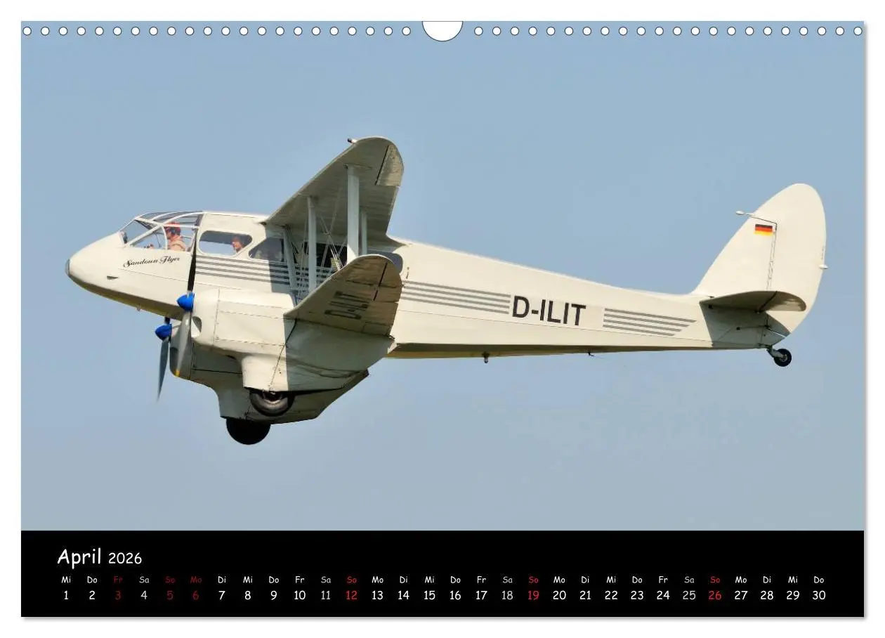 Bild: 9783516180855 | Doppeldecker - Veteranen der Lüfte (Wandkalender 2026 DIN A3 quer),...