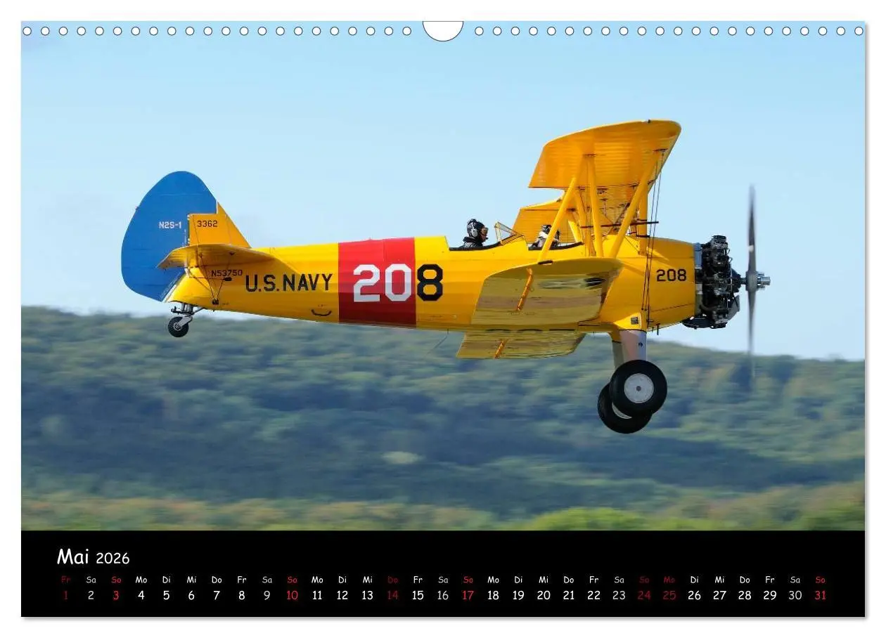 Bild: 9783516180855 | Doppeldecker - Veteranen der Lüfte (Wandkalender 2026 DIN A3 quer),...