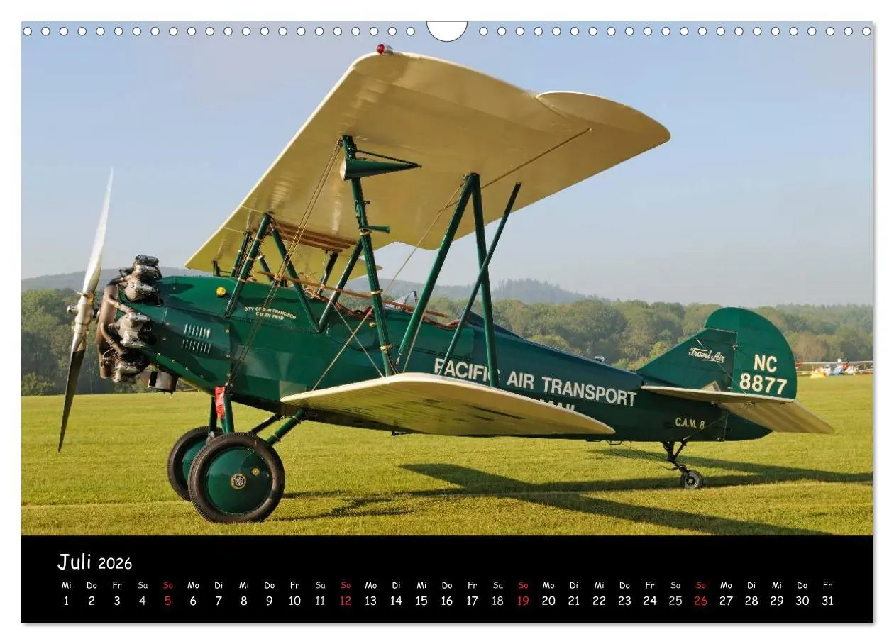 Bild: 9783516180855 | Doppeldecker - Veteranen der Lüfte (Wandkalender 2026 DIN A3 quer),...