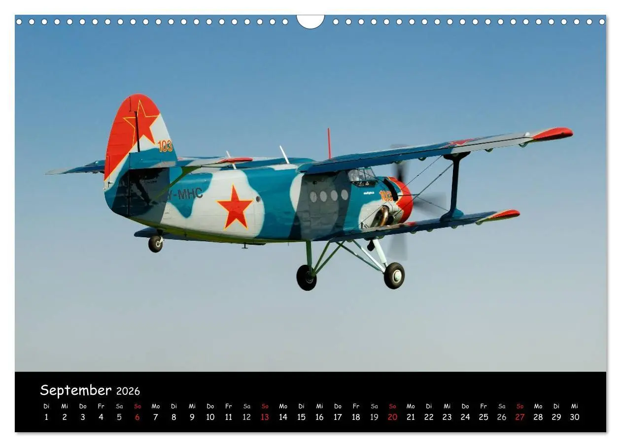Bild: 9783516180855 | Doppeldecker - Veteranen der Lüfte (Wandkalender 2026 DIN A3 quer),...