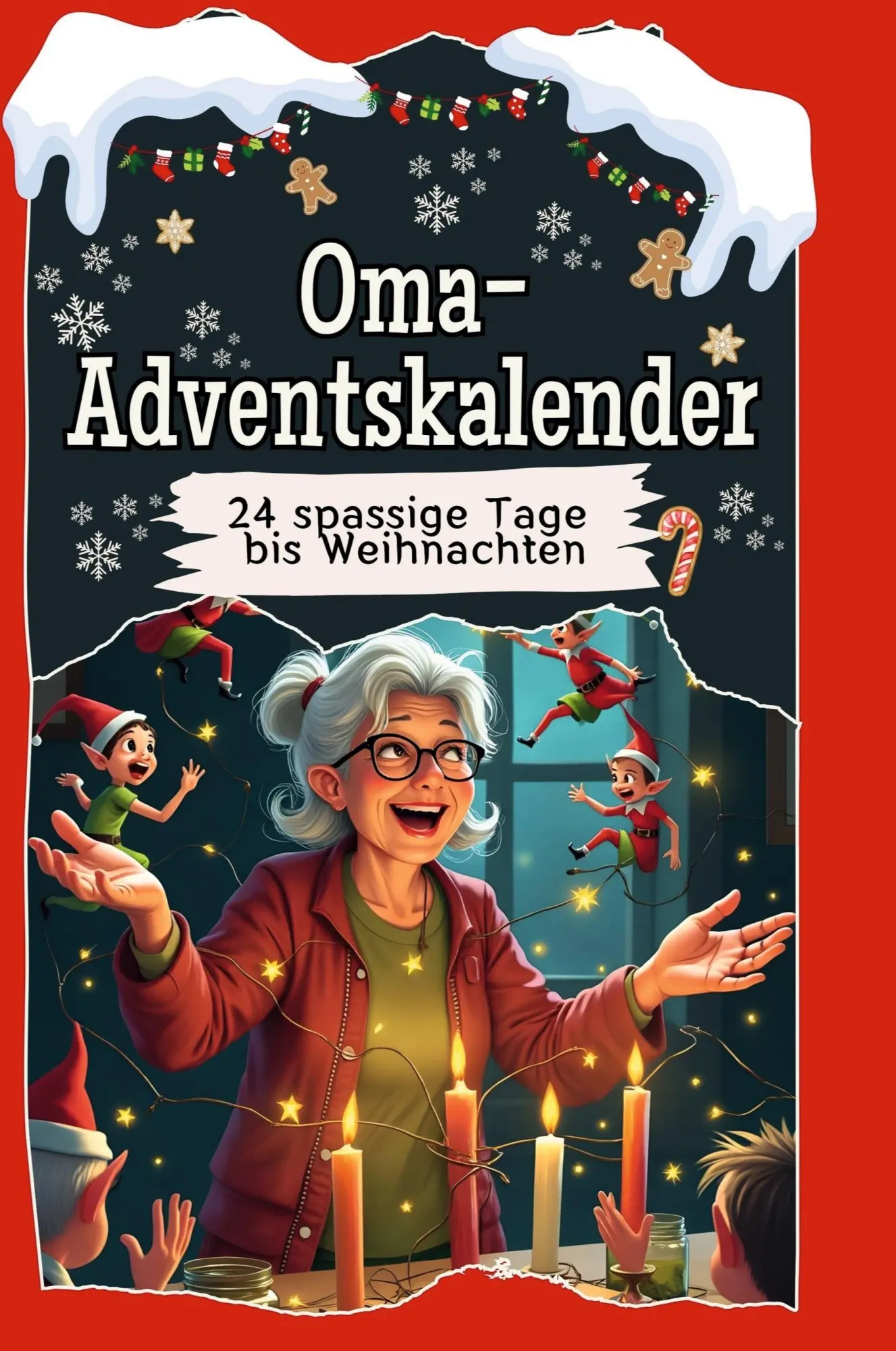 Cover: 9783759110855 | Oma-Adventskalender | 24 spaßige Tage bis Weihnachten | Emma Schröder
