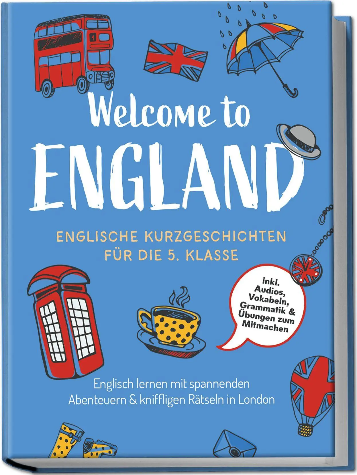 Cover: 9783989100855 | Welcome to England: Englische Kurzgeschichten für die 5. Klasse -...