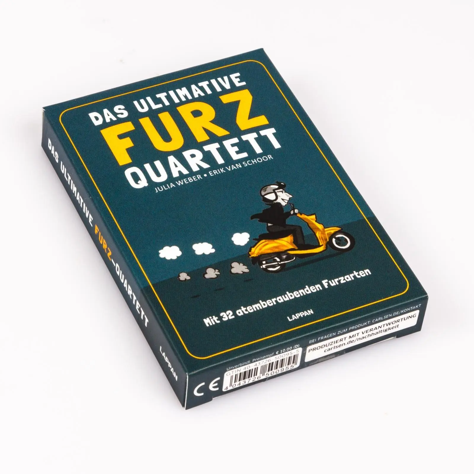 Bild: 4043726500955 | Das ultimative Furz-Quartett | Julia Weber (u. a.) | Box | 36 S.