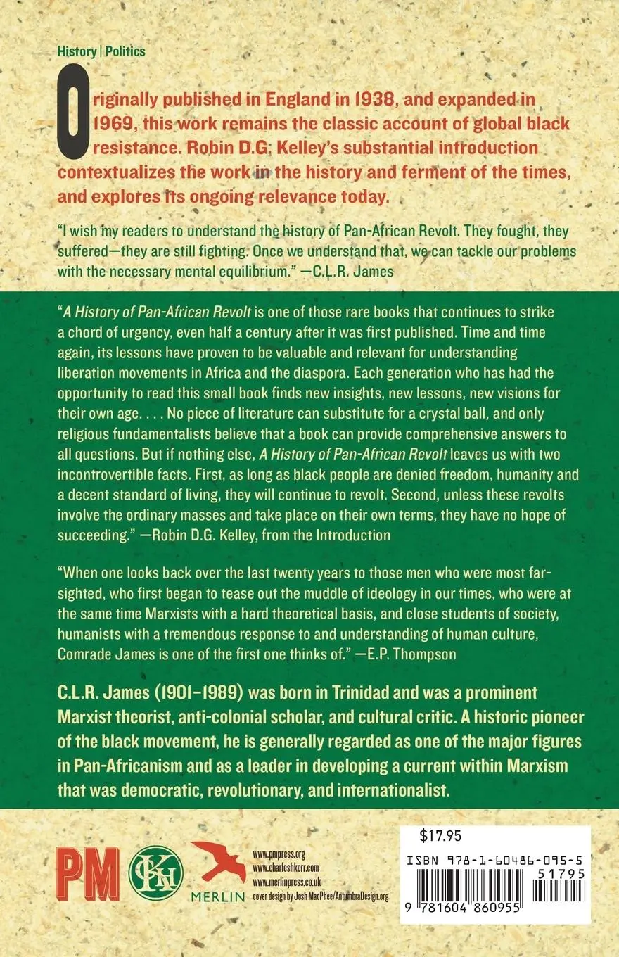 Rückseite: 9781604860955 | A History of Pan-African Revolt | Clr James | Taschenbuch | Englisch