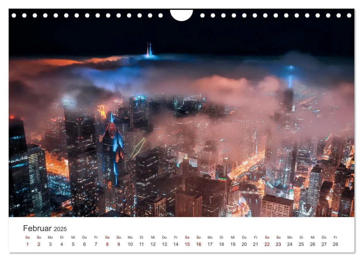 Bild: 9783435060955 | Chicago - Eine einzigartige Stadt. (Wandkalender 2025 DIN A4 quer),...