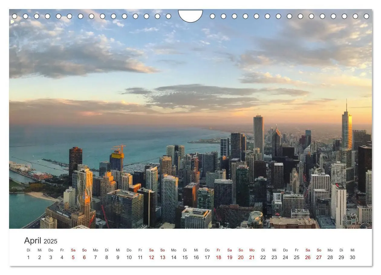 Bild: 9783435060955 | Chicago - Eine einzigartige Stadt. (Wandkalender 2025 DIN A4 quer),...