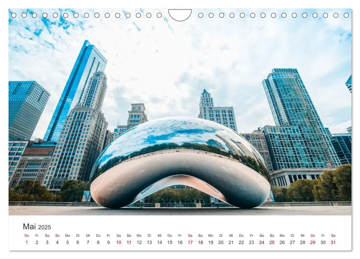 Bild: 9783435060955 | Chicago - Eine einzigartige Stadt. (Wandkalender 2025 DIN A4 quer),...