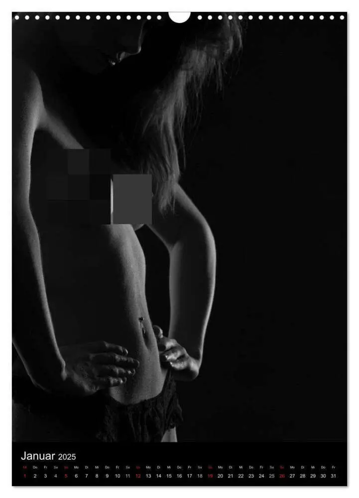 Bild: 9783457080955 | Erotische Silhouetten / CH-Version (Wandkalender 2025 DIN A3 hoch),...