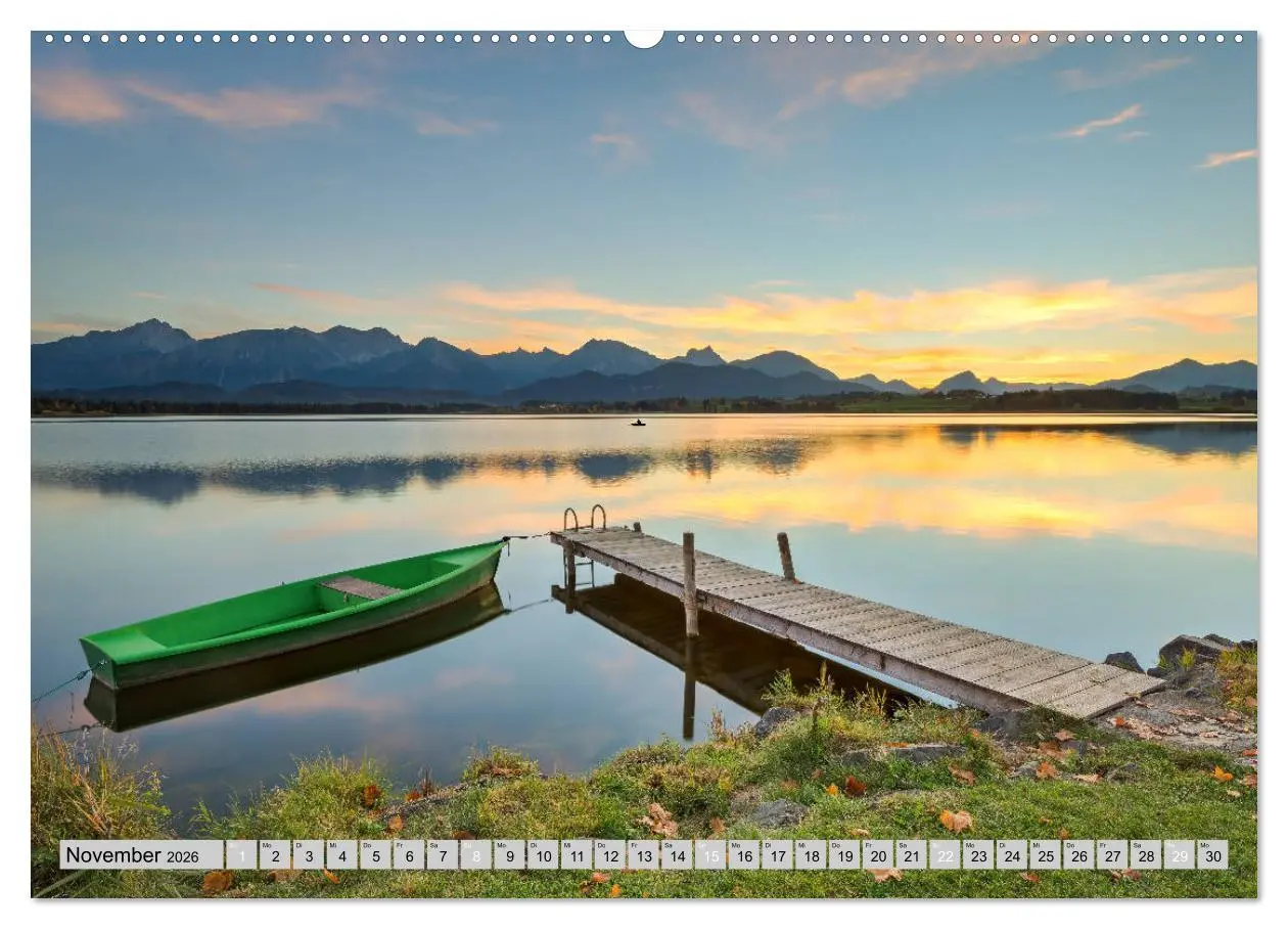 Bild: 9783457770955 | Wunderschönes Bayern (Wandkalender 2026 DIN A2 quer), CALVENDO...